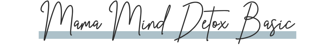 Mama Mind Detox Basic blau mitte